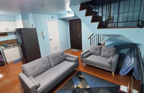 Wack-Wack Greenhills Condominio | Beautiful 2-bedroom condo in nice Mandaluyong with WiFi, AC, fitness room
