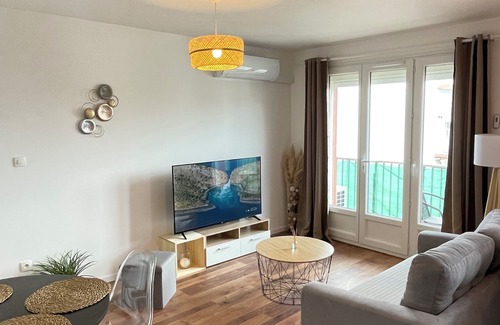 Meyzieu Centre Apartamento | Beautiful 3-room apartment near EUREXPO/OL VALLÉE