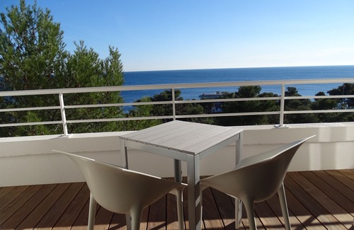 Saint-Raphael Apartamento | Beautiful 3 rooms with sea view, air conditioning, internet, pool, 4-6