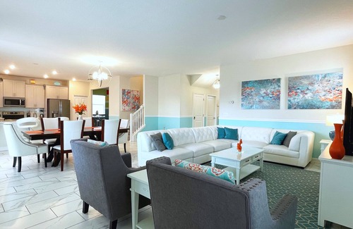 Davenport Casa | Beautiful 6Bd Pool Gm Spa Hm Champions Gate-1660MVD
