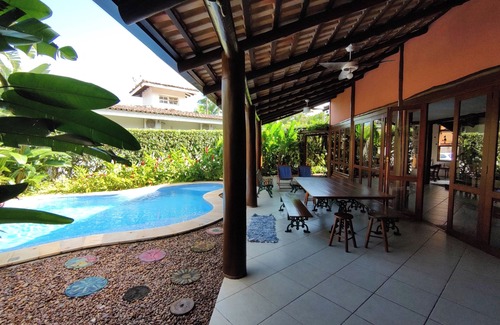 Praia do Pauba Condominio | ¡HERMOSO y SEGURO! 5 SUITES C AR, PISCINA CLIMÁTICA, CHURRASQ + F. PIZZA PAÚBA-MARESIA