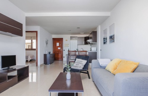 El Cotillo Apartamento | Precioso apartamento "2 dormitorios Vista Mar" con vistas al mar, Wi-Fi y piscina compartida
