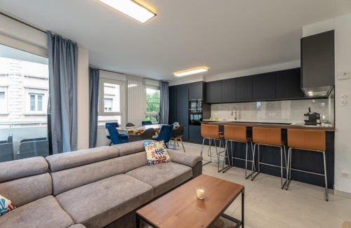 Huningue Apartamento | Beautiful apartment for 6 people, near Basel, parking