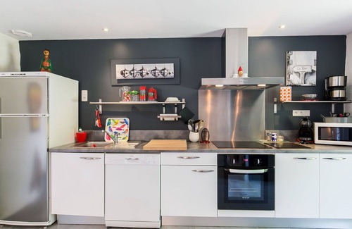 Tregunc Casa | Acogedor apartamento en villa para 4 personas con WIFI, TV, terraza y aparcamiento