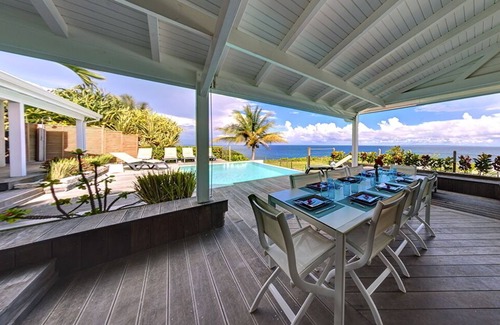 Sainte-Anne Villa | Hermosa arquitecto en una villa excepcional con vistas al mar 180 °
