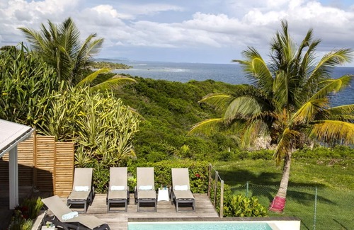 Sainte-Anne Villa | Hermosa arquitecto en una villa excepcional con vistas al mar 180 °