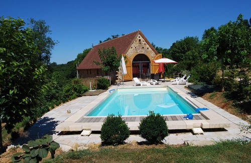 Camboulit Casa | hermoso granero restaurado cerca de la piscina privada FIGEAC, 6/8 personas,