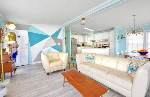 Montego Bay Casa | Madmen Beach House * A la moda familiar y con perros * Canal frente * 6 minutos a pie 2 Mar