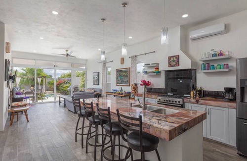 Chuburna Puerto Casa | Encantadora casa 3hab, 2B con Piscina a metros del Mar