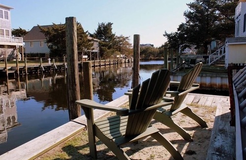 Ocracoke Casa | Hermosa cabaña frente al canal, perfecto para parejas!
