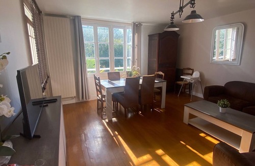 Hermanville-sur-Mer Apartamento | Beautiful Duplex of 80 M² for 6 /7 PERS, 100 METERS FROM THE BEACH, garden of 1000 m².