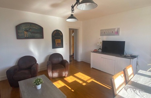 Hermanville-sur-Mer Apartamento | Beautiful Duplex of 80 M² for 6 /7 PERS, 100 METERS FROM THE BEACH, garden of 1000 m².