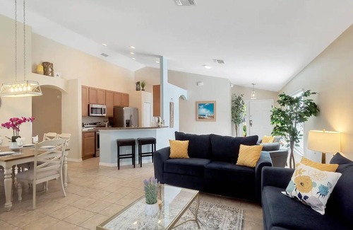 Kissimmee Casa | Beautiful Disney Home! Heated Pool/Spa Arcade Gated Community 4BR/3BA