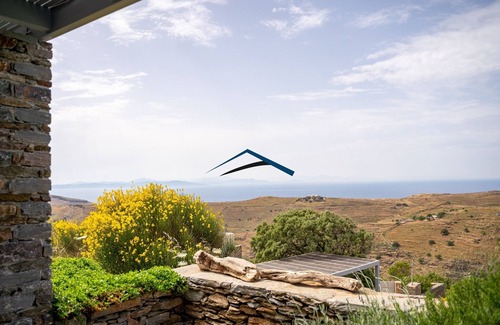 Kea Villa | Beautiful eco-friendly "Agrikea" with a swimming pool, sea and sunset view