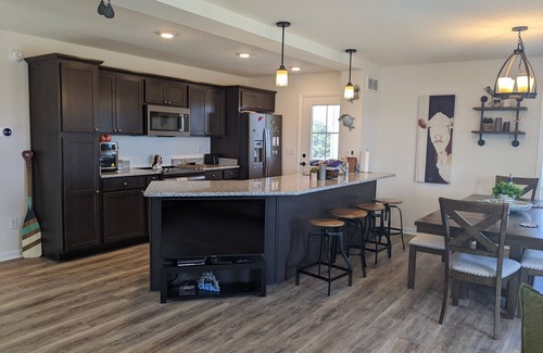 Slaughter Beach Casa | Beautiful elevated new beach house-1 minute drive to the beach!