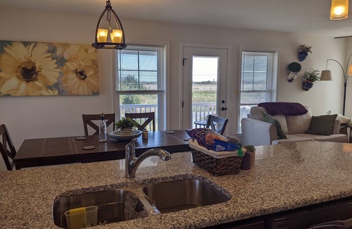 Slaughter Beach Casa | Beautiful elevated new beach house-1 minute drive to the beach!