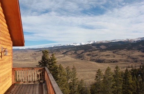 Twin Lakes Cabina | Hermosa familia y mascotas Mountain Cabin