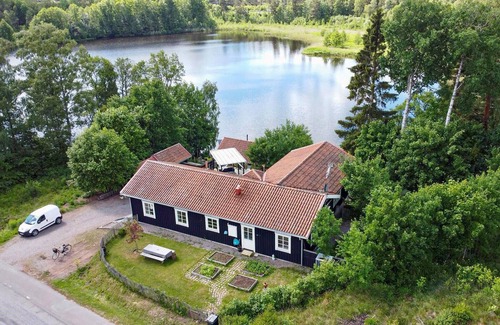 Tranas Casa | Beautiful home in Tranås with sauna