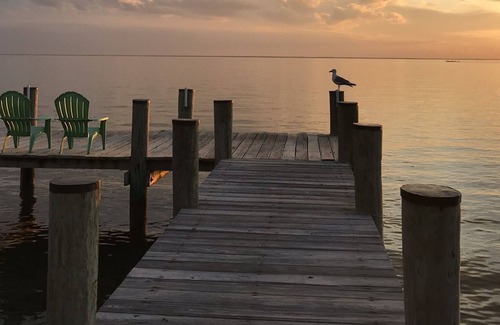 Fishing Creek Casa | Beautiful Home with Creek in the Front and the Chesapeake Bay in the Backyard!