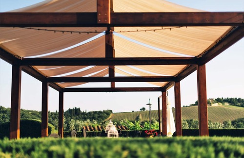 Barberino Val d'Elsa Villa | Hermosa villa histórica de 7 dormitorios en una granja de olivos orgánicos, piscina y vistas al atardecer