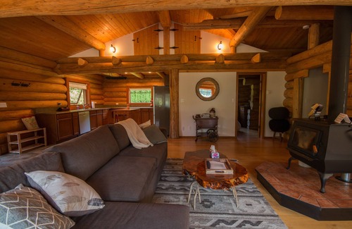 Barriere Cabina | Lakefront log home vacaciones de verano paraíso!