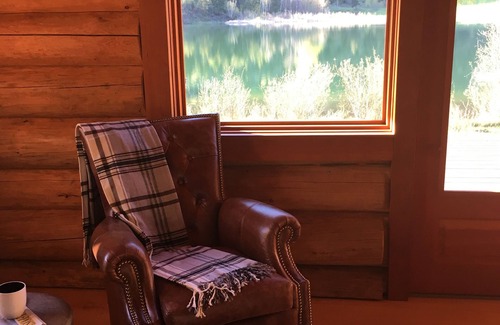 Barriere Cabina | Lakefront log home vacaciones de verano paraíso!
