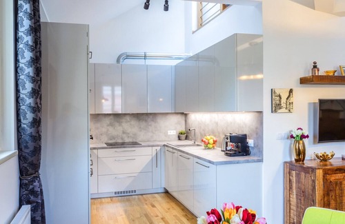 Prague 3 Apartamento | Hermoso loft de lujo y tranquilo en el centro de Praga