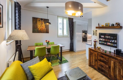 Prague 3 Apartamento | Hermoso loft de lujo y tranquilo en el centro de Praga