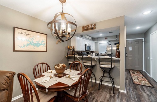 Mount Ida Condominio | Beautiful Mountain Harbor Lake Ouachita Condo Remodel 2023 Dining Fishing Spa
