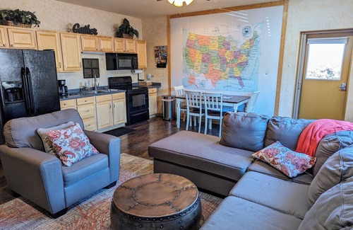 North Albuquerque Acres Casa | Beautiful mountain and city views from this private Casita