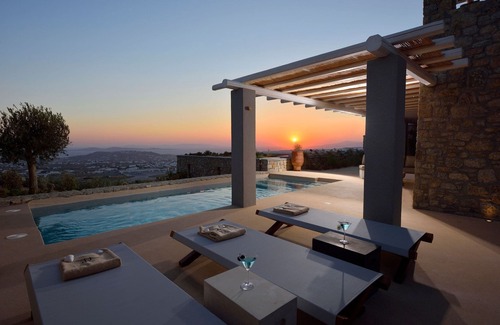 Mykonos Town Villa | Villa Deluxe Mykonos | Villa Bianca | Piscina Privada | 3 Dormitorios | Vista al mar | Ornos