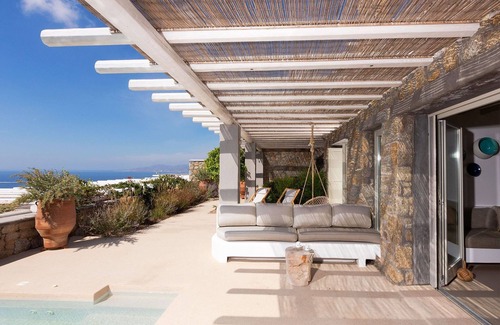 Mykonos Town Villa | Villa Deluxe Mykonos | Villa Bianca | Piscina Privada | 3 Dormitorios | Vista al mar | Ornos
