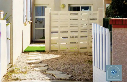 Saint-Cyprien Plage Casa | Bonita casa nueva en la planta baja - climatizada