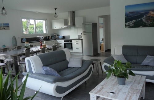 Biscarrosse Villa | Hermosa villa nueva, tranquila, cerca del bosque Biscarrosse / 6p
