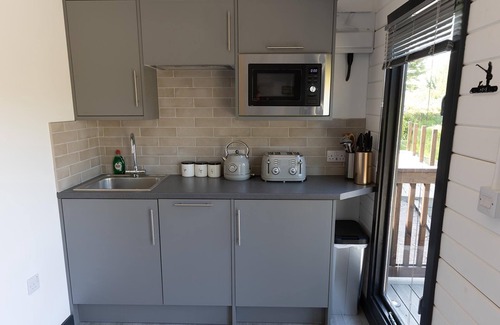 Gumley Cabina | Beautiful Open Plan Lakeside Lodge in Shearsby