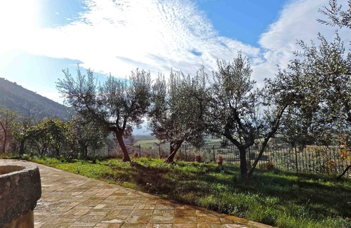 Poreta Villa | Hermosas vistas panorámicas desde esta casa del siglo XVII con una gran piscina de uso exclusivo