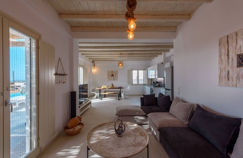 Drios Villa | Beautiful Paros Villa | 4 Bedrooms | Villa Aura | Private Pool & Astounding Sea Views | Drios