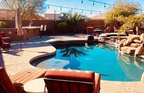 Estrella Mountain Ranch Casa | Beautiful private 4 bedroom resort (4th is a Den/Bed combo). Heated pool & spa