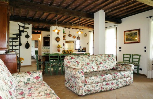 San Gimignano Villa | Casa de vacaciones privada con A/C, piscina privada, WIFI, TV, terraza, vista panorámica
