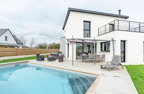 Treffiagat Casa | Casa de vacaciones privada con piscina privada, WIFI, TV, terraza, mascotas permitida, aparcamiento