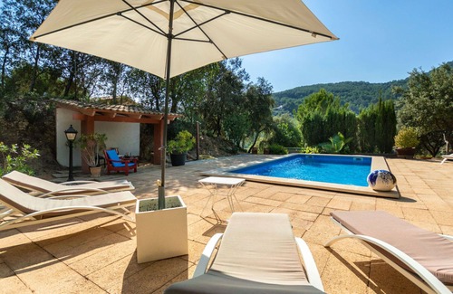 Urbanitzacio Es Verger Casa | Casa de vacaciones privada con A/C, WIFI, piscina privada, TV, patio, vista panorámica