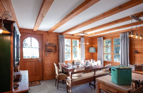 Villars-sur-Ollon Casa | Estupenda casa de vacaciones privada para 10 personas con WIFI, TV, terraza y aparcamiento