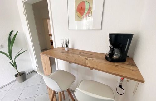 Altlindenau Apartamento | Beautiful quiet 2-room apartment with a balcony and nice view