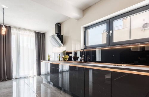 Srima Villa | Beautiful Sandy Bay Villa, in Dalmatia, with a Poo