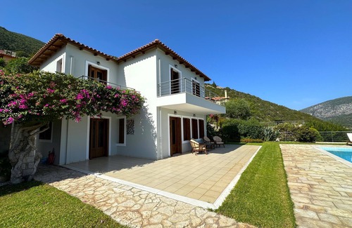 Melissopetra Villa | Hermosa vista al mar Villa Sunshine, para 6-7 personas