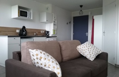 Donville-les-Bains Apartamento | Hermoso estudio cerca del mar (el pontón)