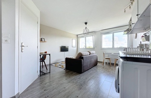 Donville-les-Bains Apartamento | Hermoso estudio cerca del mar (el pontón)