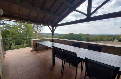 Andressac Casa | Beautiful stone house with panoramic views in southern Quercy