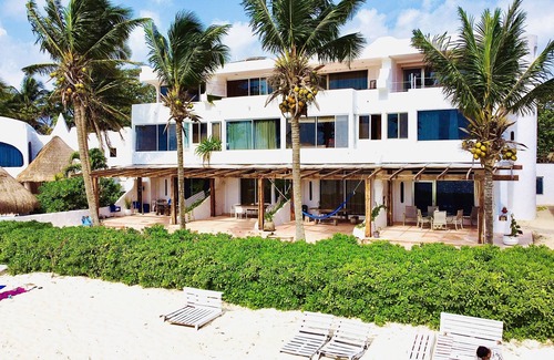 Puerto Juarez Apartamento | Hermosa Suite doble frente a la playa