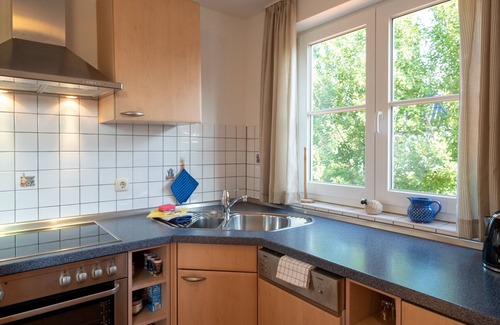 Spiekeroog Apartamento | Beautiful top floor vacation apartment in the east of the island with garden use